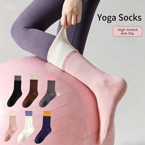 Pilates Yoga Barre - Unisex Kavramalı Çoraplar Polyester Tek Beden