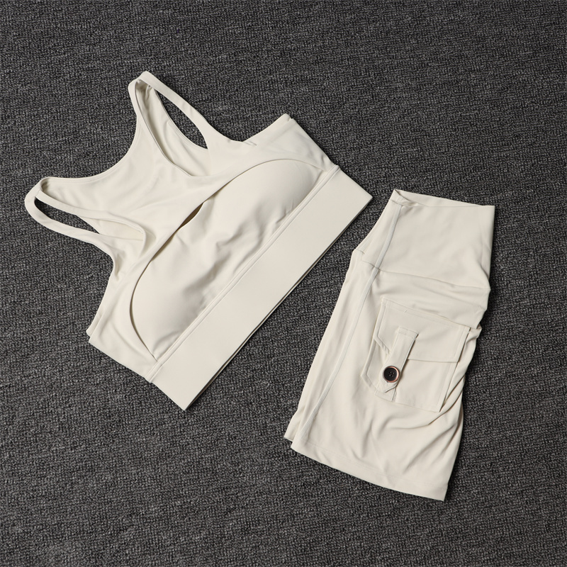 Pilates Yoga Outfit - Fitness şortu Yoga setleri kadın eşofman