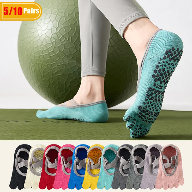 Pilates Yoga And Gym - 5/10 çift kadın pamuklu Yoga beş
