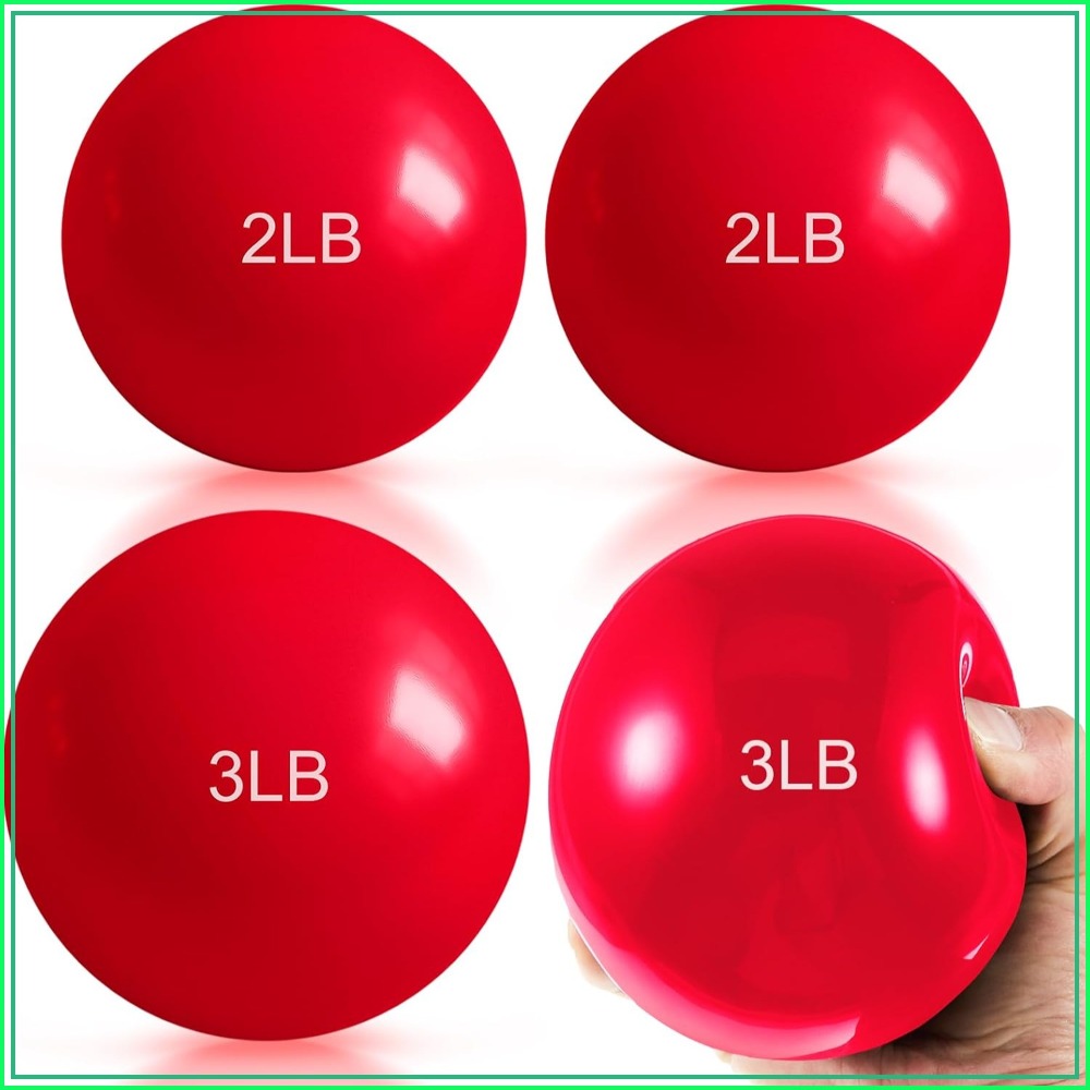 Pilates Yoga Ball Exercises - 1lb-5lb Ağırlıklı Egzersiz Topları, Pilates, Yoga,