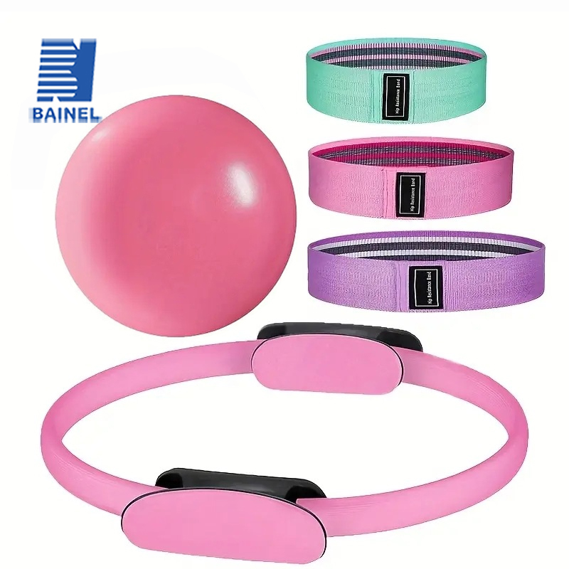 Pilates Yoga Ball Exercises - 5 Parça Pilates Ekipman Seti -