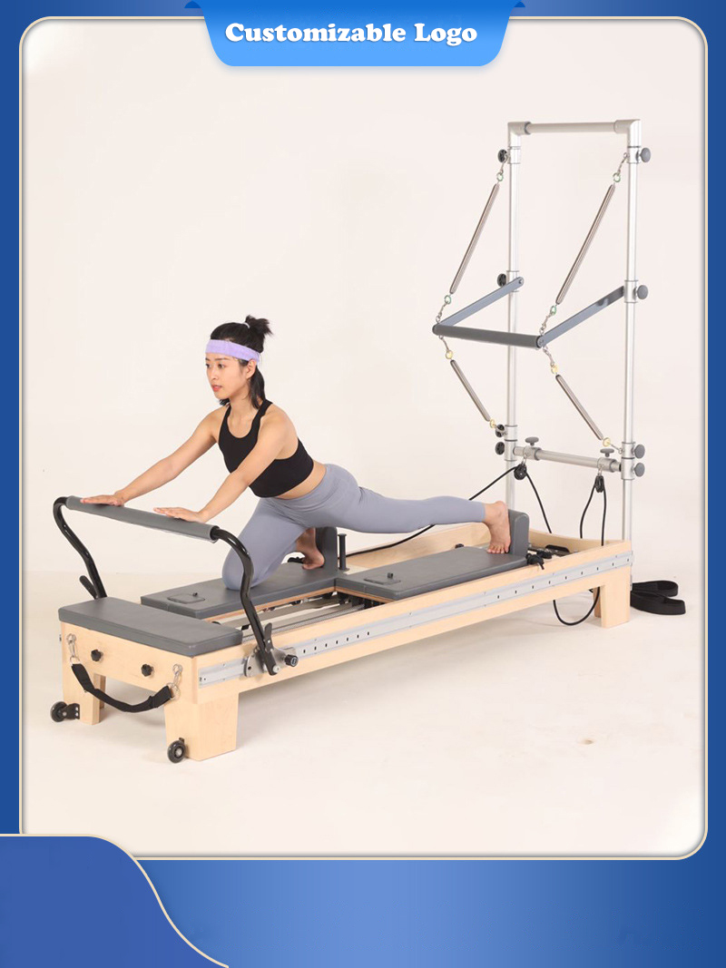 Pilates Yoga Exercises - Çift Yönlü Kayar Gövde Pilates Yatağı