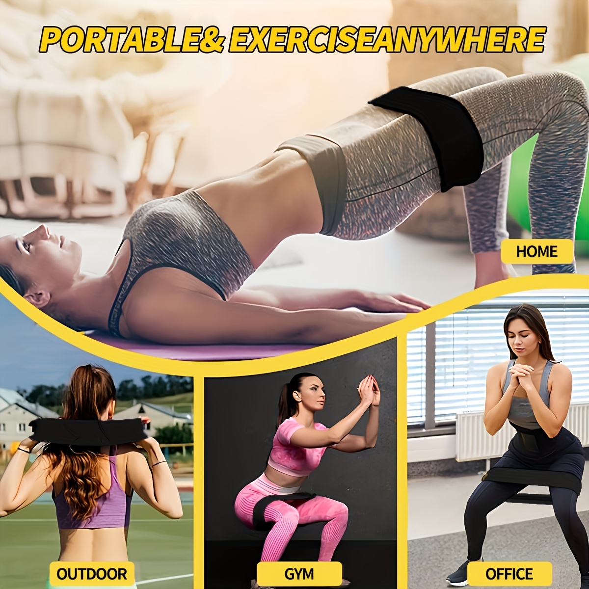 3 Parçalı Direnç Bandı Seti, B - Pilates Yoga Exercises incelemesi ve fiyatı