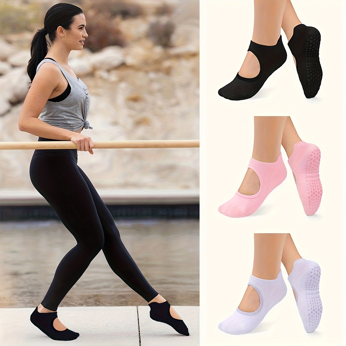 Kaymaz Kavramalı Kadın Çorapla - Pilates Yoga Barre incelemesi ve fiyatı
