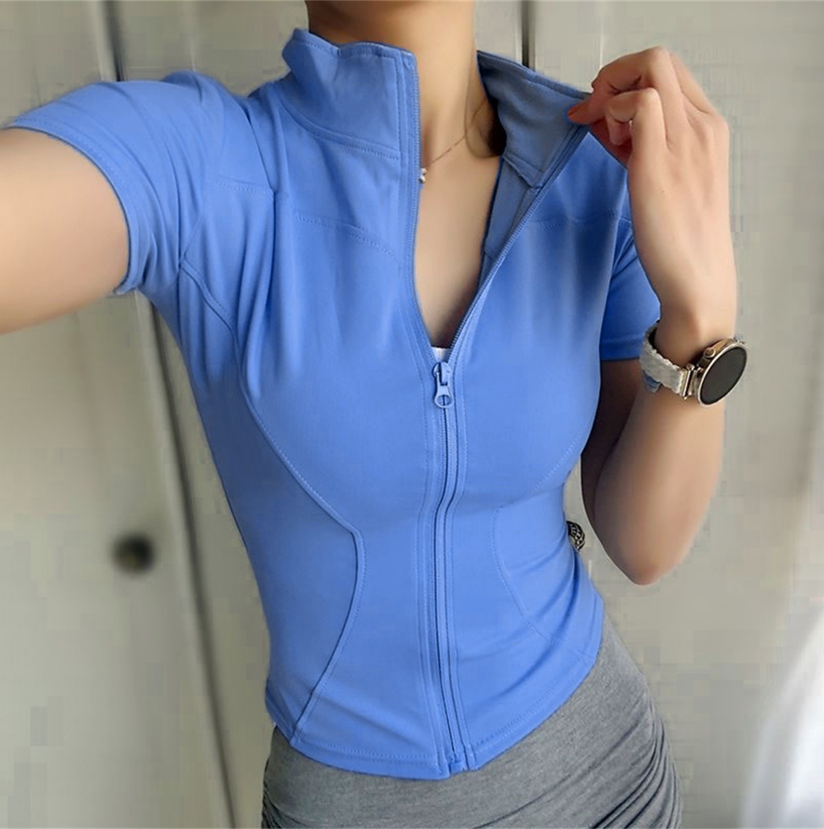 Kadın ince rahat spor üstleri  - Pilates Yoga Outfit incelemesi ve fiyatı