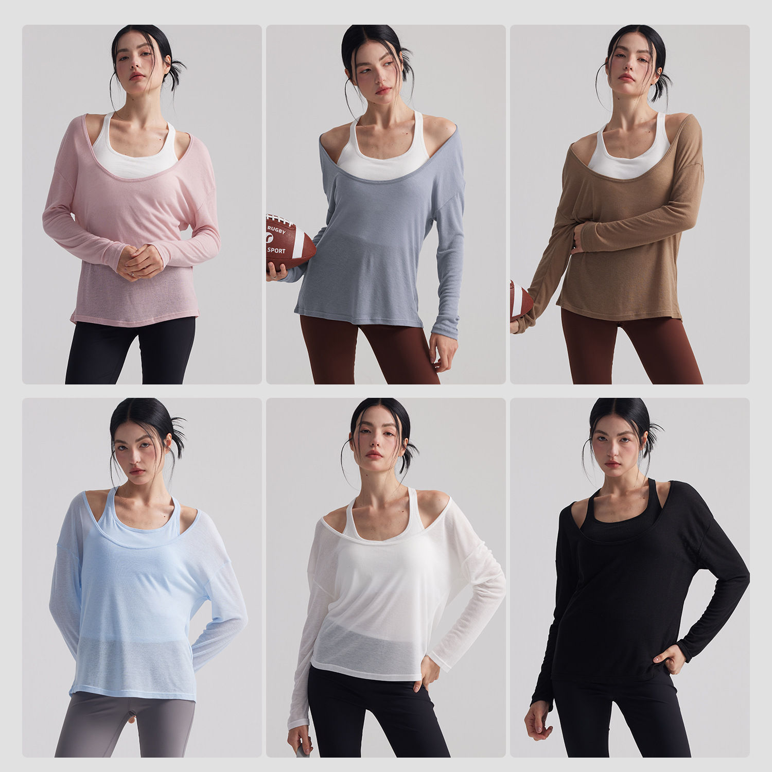 Kadınlar İçin Bol Yarı Şeffaf  - Pilates Yoga And Gym incelemesi ve fiyatı