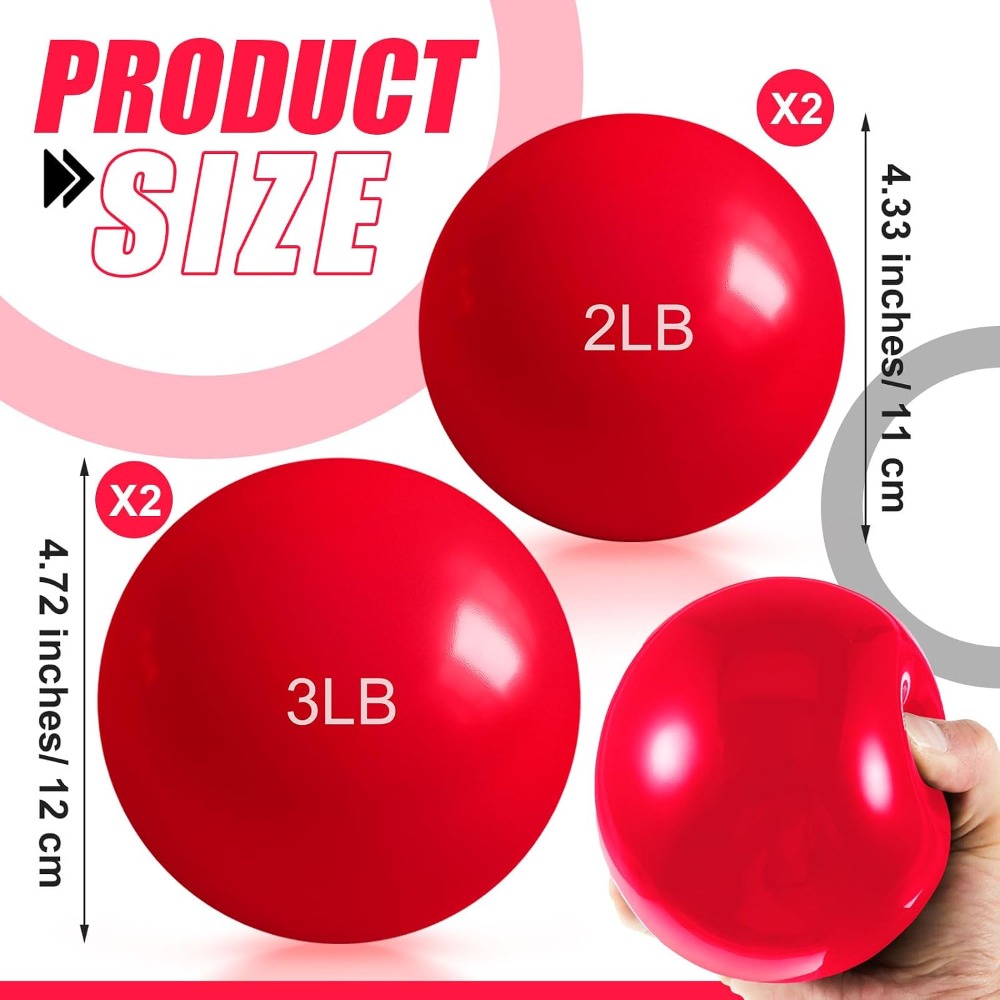 1lb-5lb Ağırlıklı Egzersiz Top - Pilates Yoga Ball Exercises incelemesi ve fiyatı