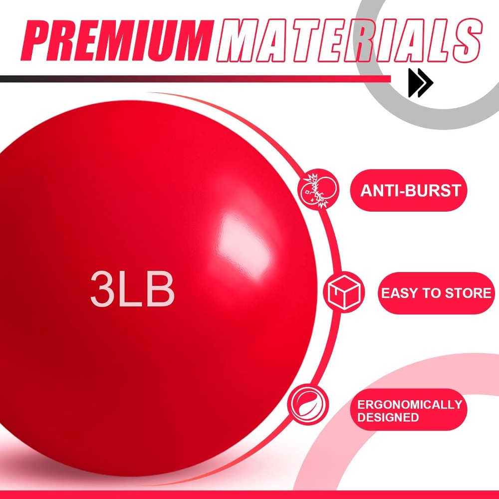 1lb-5lb Ağırlıklı Egzersiz Top - Pilates Yoga Ball Exercises incelemesi ve fiyatı
