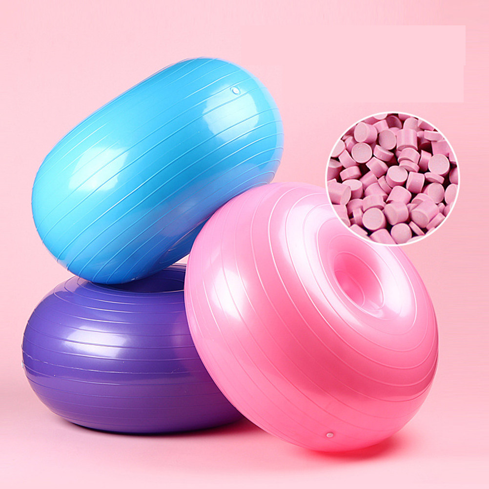 Patlamaya Dayanıklı Mavi Donut - Pilates Yoga Ball Exercises incelemesi ve fiyatı