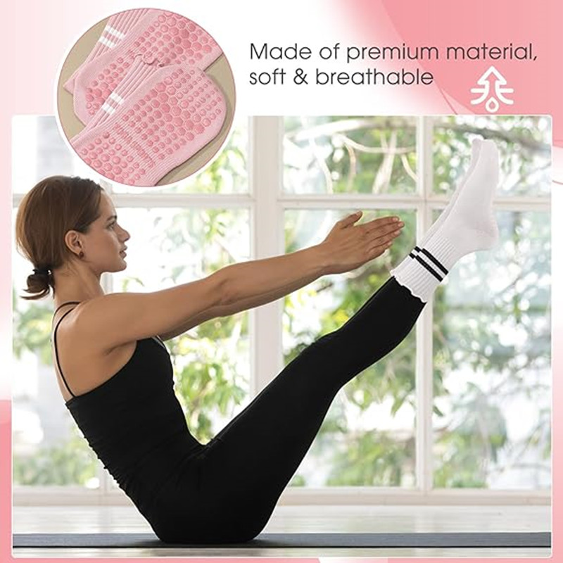 Kadınlar için 1 Çift Çizgili F - Pilates Yoga Barre incelemesi ve fiyatı